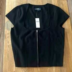 Anthropologie MaEVE zip up sweater